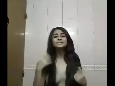 Indian teen showing boobs